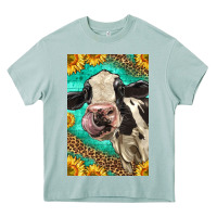 Arona Western Holstein Cow Heavy Core Tee - LillyAllenDesigns