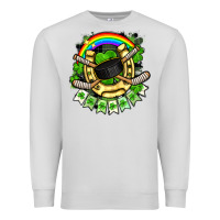 Dove Grey St. Patrick's Day Hockey Premium Sweatshirt - FaDigitalArtStudio