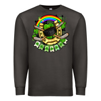 Smoke St. Patrick's Day Hockey Premium Sweatshirt - FaDigitalArtStudio