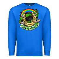 True Royal St. Patrick's Day Hockey Premium Sweatshirt - FaDigitalArtStudio