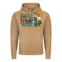 Vintage Camel Small Town Mama With Sheeps Vintage Hoodie - BundleAndBundleShop