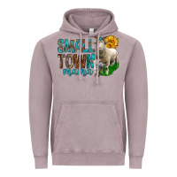 Vintage Zinc Small Town Mama With Sheeps Vintage Hoodie - BundleAndBundleShop