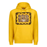 Lemon Baby Cow Leopard Sunflowers Premium Hoodie - CowCowDesign