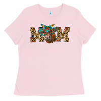 Bubblegum Pink Western Mom Red Angus Cow Ladies Tee - LillyAllenDesigns