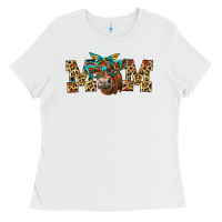 White Western Mom Red Angus Cow Ladies Tee - LillyAllenDesigns