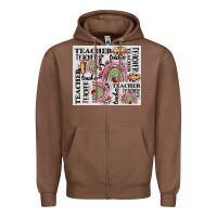 Chestnut teacher tumbler Zipper Hoodie - CowGirlArtShop