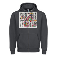 Smoke teacher tumbler Zipper Hoodie - CowGirlArtShop