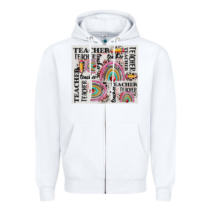 Teacher Tumbler Zipper Hoodie by CowGirlArtShop | Teevron