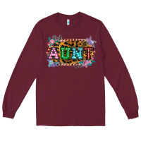 Burgundy Best Aunt Ever! Long Sleeve Tee - Bettercallsaul