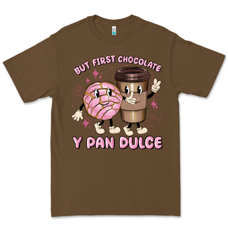 But First Chocolate Y Pan Dulce Premium Tee by MaliasSmallBusiness | Teevron