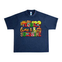 Navy tequila lime and sunshine Urban Heavy Tee - LillyAllenDesigns