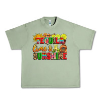 Oil Green tequila lime and sunshine Urban Heavy Tee - LillyAllenDesigns