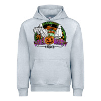 Heather Grey halloween vibes Urban Hoodie - SublimationCraftShop