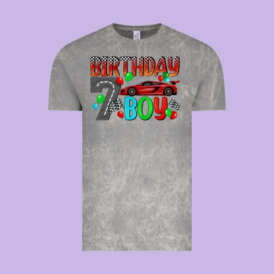 Birthday Boy Vintage Tee Designed By Bundleandbundleshop