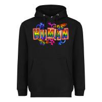 Black Human pride Heavyweight Hoodie - FaDigitalArtStudio