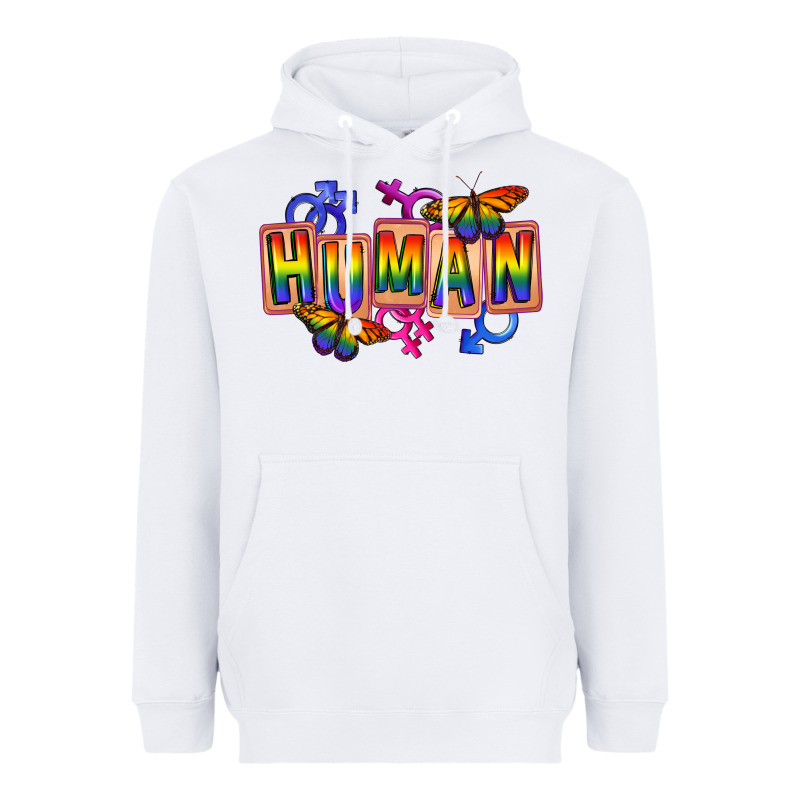 Human Pride Heavyweight Hoodie by FaDigitalArtStudio | Teevron