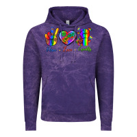 Cloud Purple Peace Love Equality Vintage Hoodie - BundleAndBundleShop