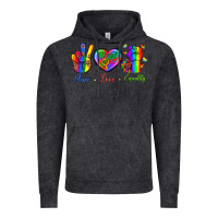 Vintage Black Peace Love Equality Vintage Hoodie - BundleAndBundleShop