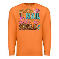 Carrot pretty nail make me smile bbs Premium Sweatshirt - BundleAndBundleShop