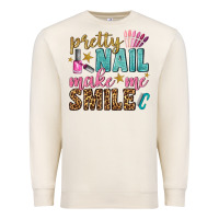Sandshell pretty nail make me smile bbs Premium Sweatshirt - BundleAndBundleShop