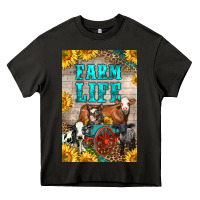 Asphalt Western Farm Life Heavy Core Tee - LillyAllenDesigns