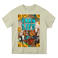 Mossy Western Farm Life Heavy Core Tee - LillyAllenDesigns