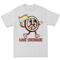 Dove Grey love everyone Premium Tee - MaliasSmallBusiness