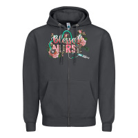 Smoke blessed nurse Zipper Hoodie - CowGirlArtShop