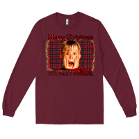Burgundy Merry Christmas You Filthy Animal Long Sleeve Tee - Bettercallsaul