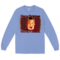 Colony Blue Merry Christmas You Filthy Animal Long Sleeve Tee - Bettercallsaul