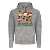 Cloud Rock When Your Dead Inside But It's Christmas Vintage Hoodie - BundleAndBundleShop