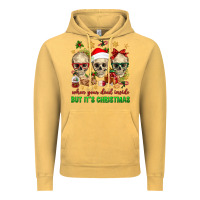 Vintage Mustard When Your Dead Inside But It's Christmas Vintage Hoodie - BundleAndBundleShop
