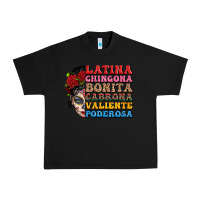 Black mexican sugar skull latina chingona bonita Urban Heavy Tee - LillyAllenDesigns