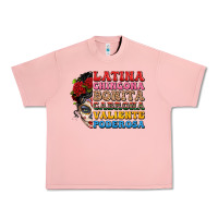 Salmon mexican sugar skull latina chingona bonita Urban Heavy Tee - LillyAllenDesigns