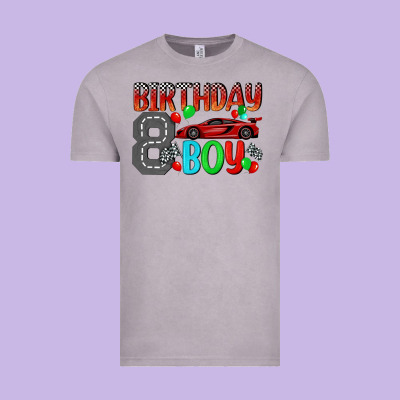 Birthday Boy Vintage Tee Designed By Bundleandbundleshop
