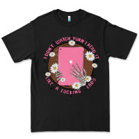 Black i don't watch prn i read it like a fucking lady Premium Tee - MaliasSmallBusiness