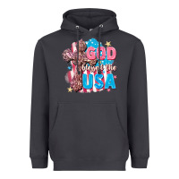 Smoke God Blessed the USA Heavyweight Hoodie - FaDigitalArtStudio