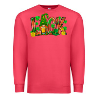 Cardinal luck with gnome and beer bbs Premium Sweatshirt - BundleAndBundleShop