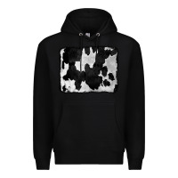Black Cowhide Premium Hoodie - CowCowDesign