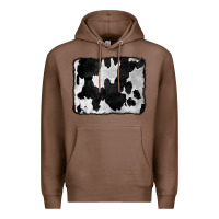 Chestnut Cowhide Premium Hoodie - CowCowDesign