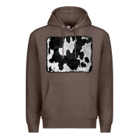 Coffee Cowhide Premium Hoodie - CowCowDesign