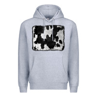 Heather Grey Cowhide Premium Hoodie - CowCowDesign