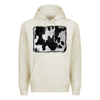 Oatmeal Heather Cowhide Premium Hoodie - CowCowDesign