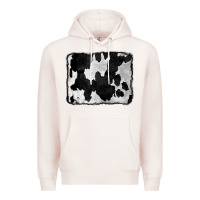 Pale Pink Cowhide Premium Hoodie - CowCowDesign