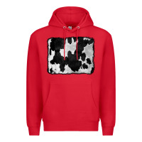 Red Cowhide Premium Hoodie - CowCowDesign