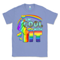 Colony Blue Lgbtq İ'm Cool With İt Classic Tee - BundleAndBundleShop