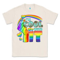 Natural Lgbtq İ'm Cool With İt Classic Tee - BundleAndBundleShop