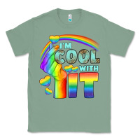 Sage Lgbtq İ'm Cool With İt Classic Tee - BundleAndBundleShop