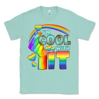 Seafoam Lgbtq İ'm Cool With İt Classic Tee - BundleAndBundleShop