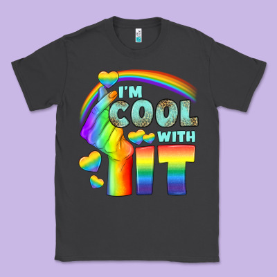 Lgbtq İ'm Cool With İt Classic Tee Designed By Bundleandbundleshop